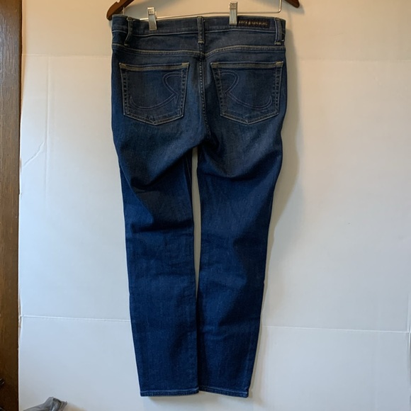 Rock & Republic Kashmiere Crop Women’s Blue Jeans Size 8 - Picture 8 of 10